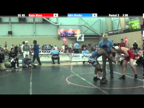 65 KG Kade Moss vs  John Meeks