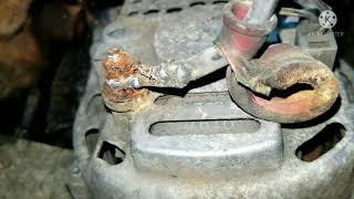 1988 b2600 alternator change