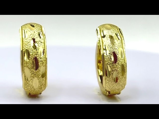 حلق لمار - مطلي بالذهب عيار 18k