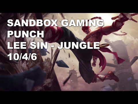 SANDBOX Gaming Punch Jungle Lee Sin vs Karthus - KR Challenger Patch 10.8