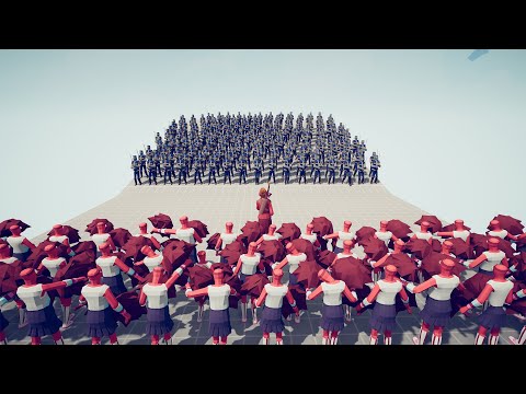 50x Cheerleaders And Artemis VS 200x of Every Swordsman From Every Faction! (TABS)