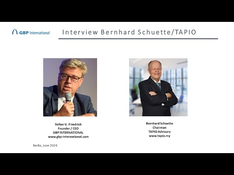 Malaysia as a regional hub in Asia -  discussion between Bernhard Schuette and Volker Friedrich
