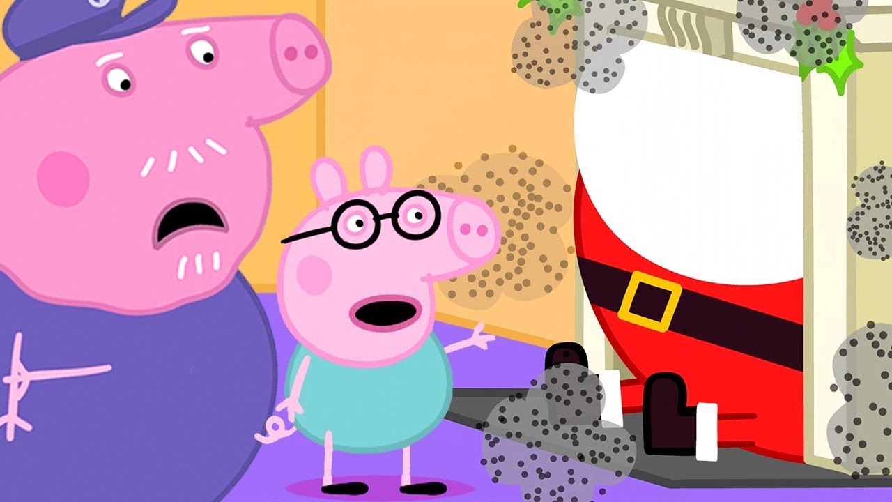 🎅 Santa's Visit at Grandpa Pig's House | Peppa Pig Official Family Kids Cartoon