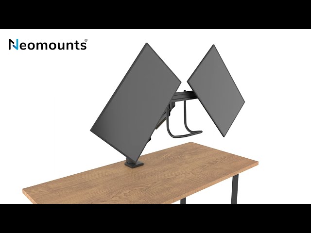Video Teaser für Neomounts NM-D775DXBLACK monitor desk mount
