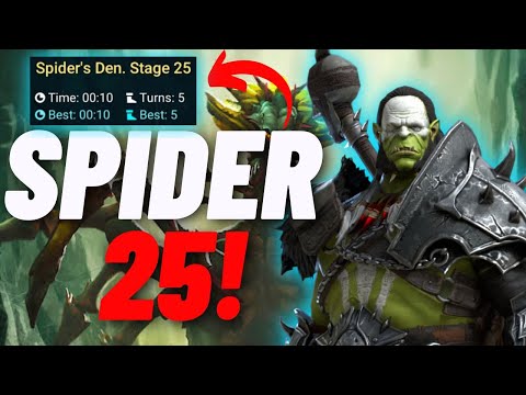 Artak 10sec Spider 25! • RAID Shadow Legends