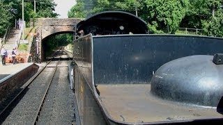 preview picture of video 'West Somerset Railway 2013 - Bishops Lydeard to Minehead with GWR 2-8-0 No 3850'