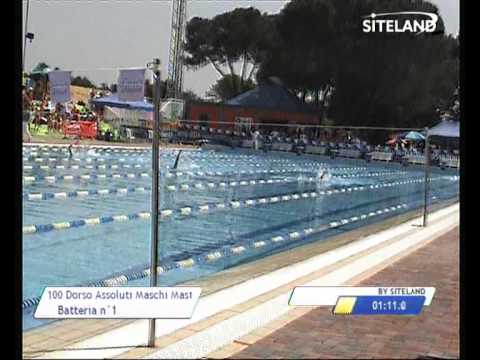 Serie 1 dei 100 Dorso  Assoluti Maschi Master - 11 Memorial Andrea Bettiol