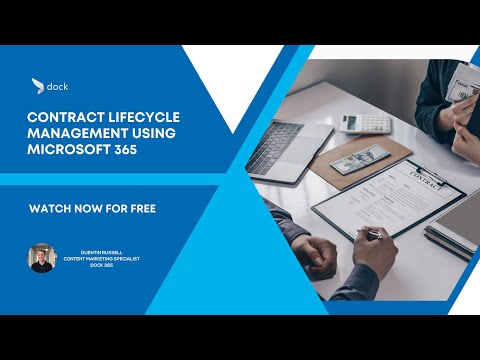 Contract Lifecycle Management Using Office 365