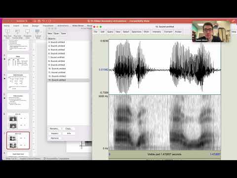Linguistics 341 - Introduction to Phonetics - Glides & Secondary articulation