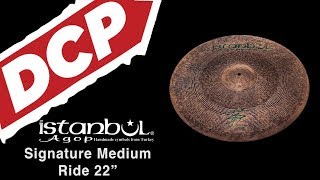 Video thumbnail for Istanbul Agop Signature Medium Ride Cymbal 22" 2759 grams AGRM22 by Drum Center of Portsmouth