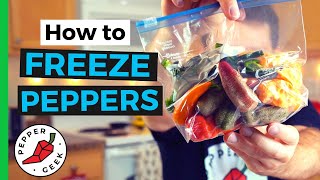 How To Freeze Peppers (The Right Way) - Pepper Geek