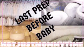 BABY PREP WITH ME // NESTING AND ORGANIZING // LAST BABY PREP