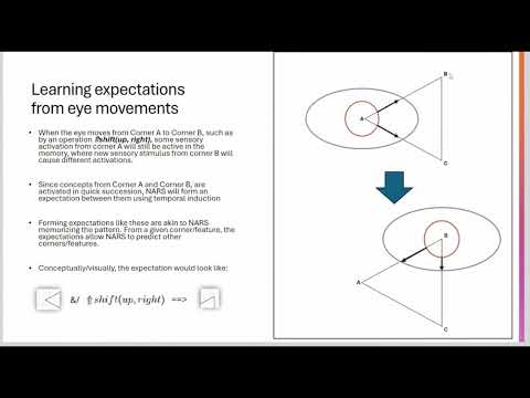 Presentation: Considering Simple Triangle Vision Perception with Eye Movements in NARS