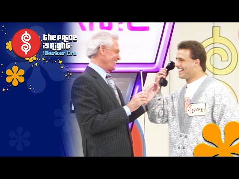 Fun Football Player Keeps Bob Barker Laughing on The Price Is Right | The Price Is Right 1989