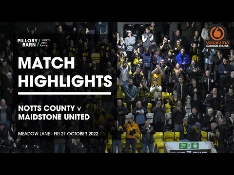 Notts County Vs Maidstone United (21/10/22)