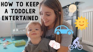 HOW TO ENTERTAIN A TODDLER | ACTIVITIES FOR KIDS | BOREDOM BUSTERS