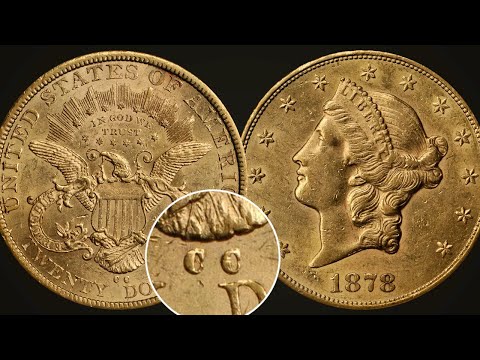 The 1878-CC Liberty Head Double Eagle $20 Gold Coin from the Rajj Collection...Sold for $20,700