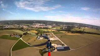 preview picture of video 'Quadro über den Feldern mit Blick auf Laiz,Inzigkofen und Sigmaringen'