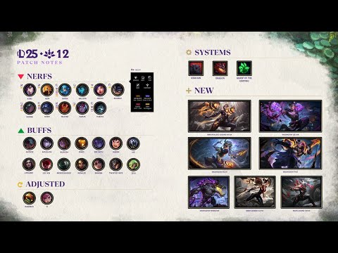 Patch 25.12 Rundown! - League of Legends