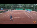 Raphael Mujan playing match vs Stijn Pel (Itf37)