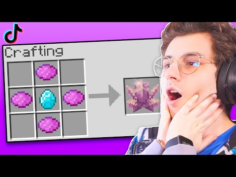 I'M TRYING THE WORLD'S MOST VIRAL TIK TOKS ON MINECRAFT ITA! (Ep. 21)