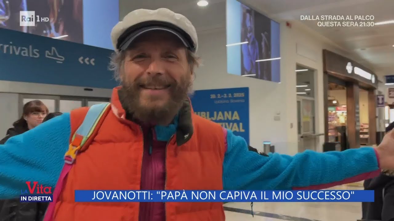 Jovanotti: "Papà non capiva il mio successo" - La Vita in diretta 10/01/2025