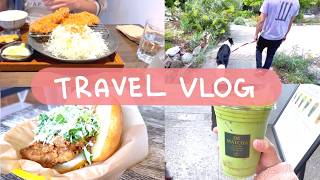 Oakland Travel Vlog: Dog Sitting, Matcha, Katsu, Food, First Market, June's Pizza, Plants