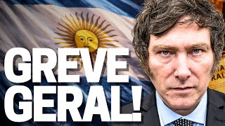 REFORMA TRABALHISTA APROVADA NA ARGENTINA! Greve geral contra Milei - entenda os protestos gerais!