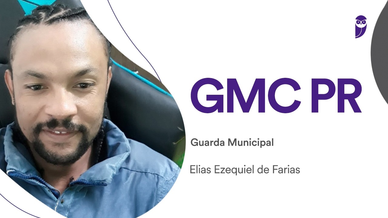 GMC-PR: Conheça Elias Ezequiel de Fatias, aprovado para Guarda Municipal!