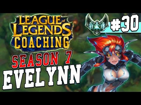S7 LoL Coaching #30 - Evelynn Jungle (Plat 1)