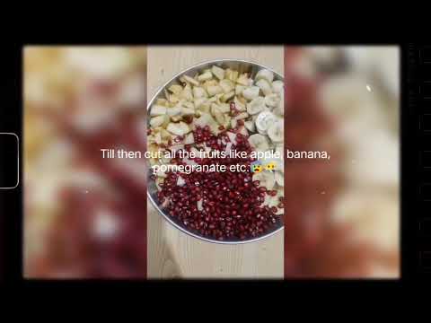 Look what i made today- Healthy fruit custard at home without sugar, Healthiest and Simplest Recipe