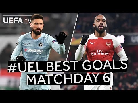 GIROUD, LACAZETTE, #UEL BEST GOALS: Matchday 6