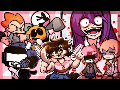 DOKI DOKI TAKEOVER PLUS UPDATE & BAD ENDING (Friday Night Funkin)
