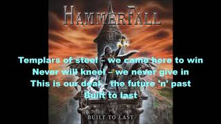 Hammerfall   Built To Last Lyrics