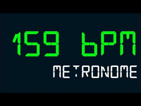 159 BPM (Beats Per Minute) Metronome