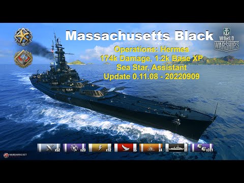 ⚓ World of Warships - Operations: Hermes - Massachusetts B - Nice to see an old Operations again 👍