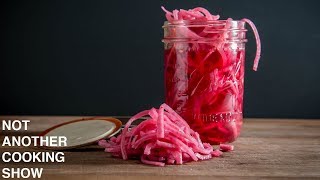 how to make PICKLED RED ONIONS