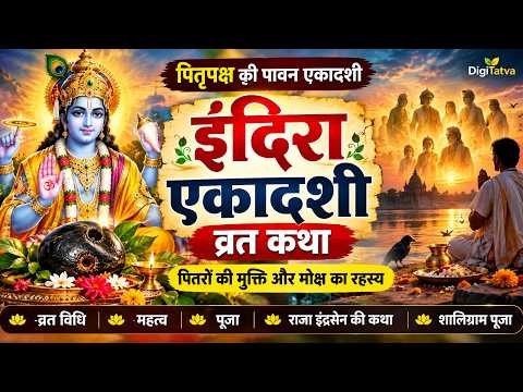 इंदिरा एकादशी व्रत कथा 2026 | पितरों की मुक्ति और मोक्ष का रहस्य | Indira Ekadashi Vrat Katha