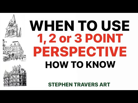 When to Use 1,2 or 3 Point Perspective   How to Know
