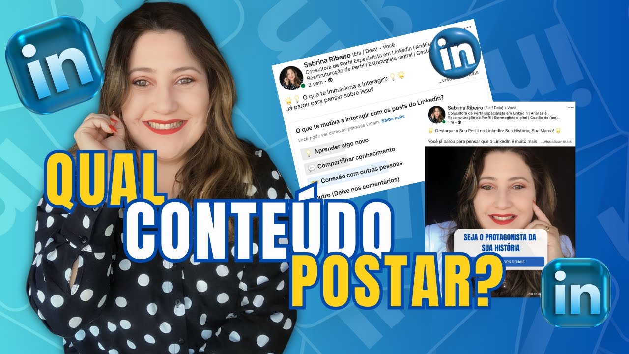 DICAS sobre qual CONTEÚDO postar no LINKEDIN/ Aprenda os formatos e as Estratégias de Conteúdo