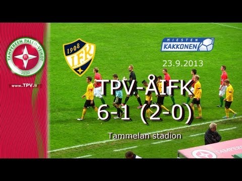 TPV-ÅIFK 6-1 (2-0) maalikooste kakkonen 23.9.2013