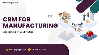 CRM for Manufacturing Explained in 3 Minutes | Manufacturing CRM Softw