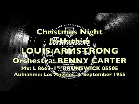 CHRISTMAS SWING: Christmas Night In Harlem - LOUIS ARMSTRONG - BENNY CARTER - Los Angeles 1955