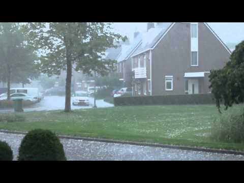 Hagel in Ridderkerk - 28-06-2011