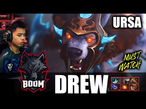 Drew - URSA Carry Safelane - 7.28 - The Best Carry Guide - Dota 2 Pro Games - Full Gameplay