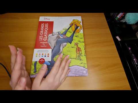 Présentation Coloriages mystères Les grands classiques Disney Tome 1