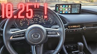 Mazda 3 Turbo 10.25 CX-5 infotainment screen install - step by step how to.