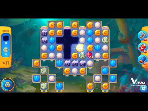 Fishdom. 9086 level no boosters and diamonds. 16 moves