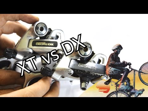 DX vs XT  Shimano derailleurs : Comparison between these 2 oldschool MTB dérailleurs
