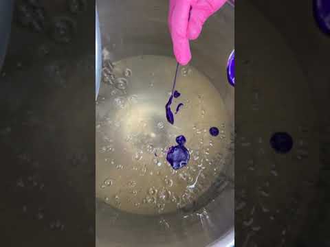 Using Purple Hair Dye in Slime!